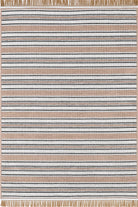 Empera-Qılım Ekru Modern Takma Saçaklı Kilim-1-Milagron.com