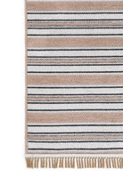 Empera-Qılım Ekru Modern Takma Saçaklı Kilim-2-Milagron.com