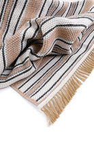 Empera-Qılım Ekru Modern Takma Saçaklı Kilim-5-Milagron.com