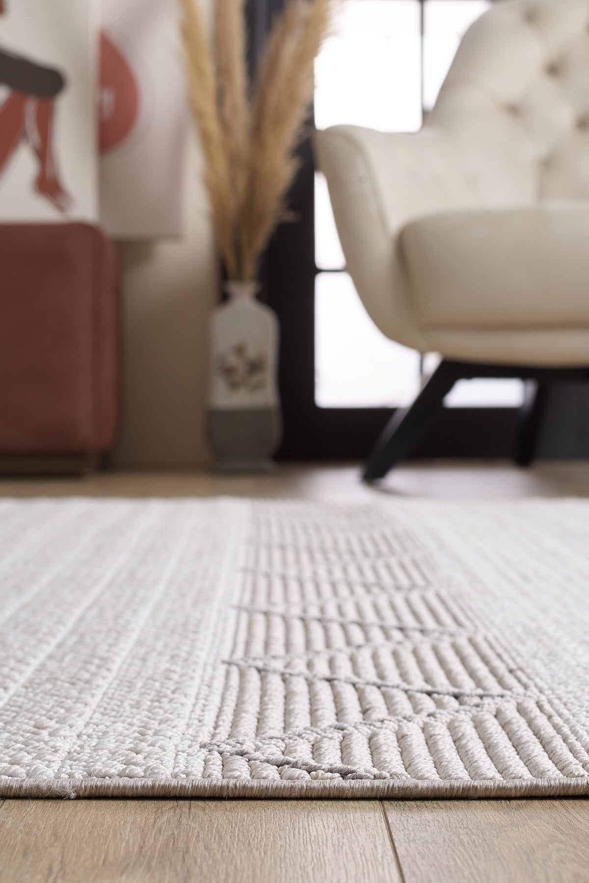 Empera-Serenity Glossy Saçaklı Tozumaz Antialerjik Halı-4-Milagron.com