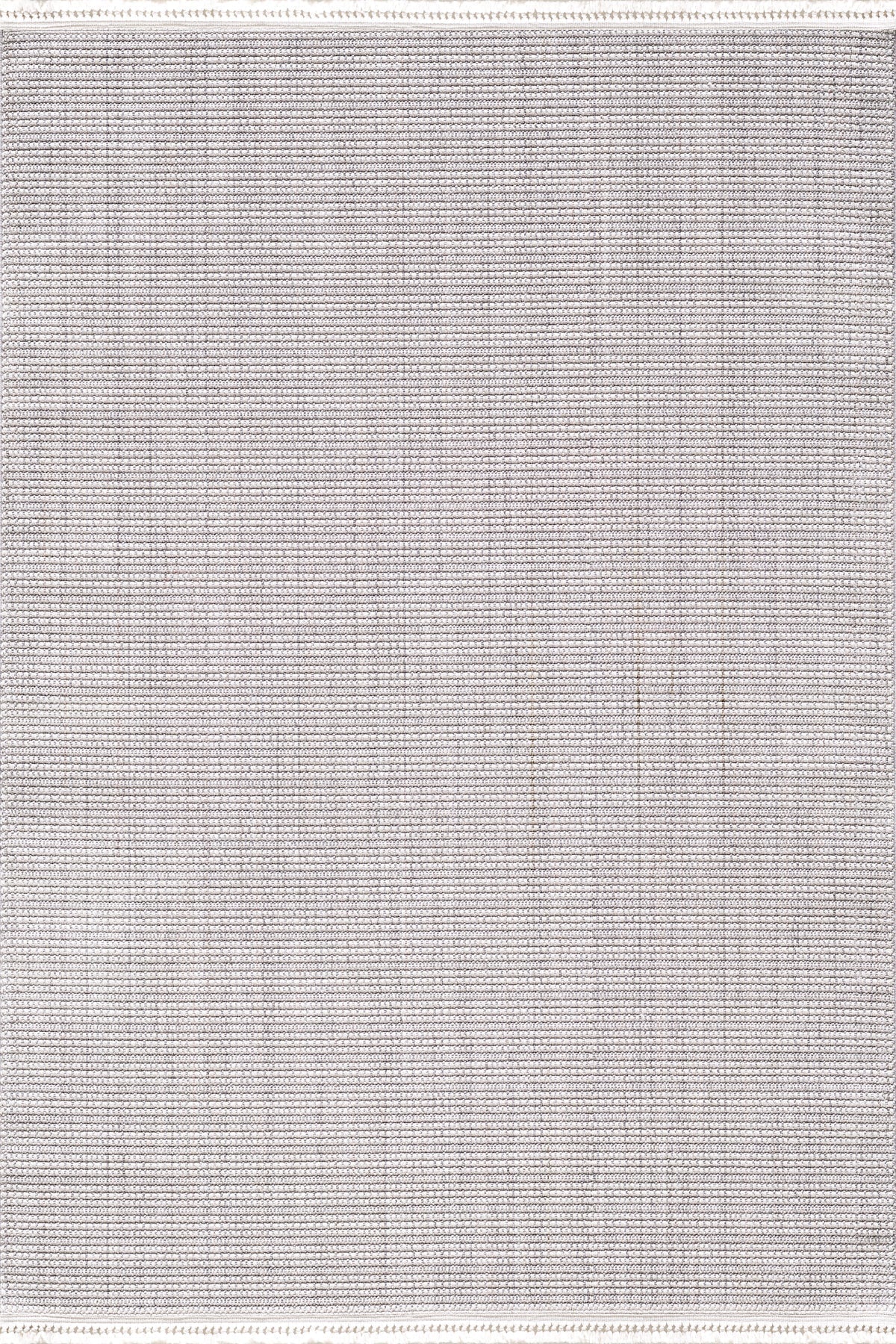 Empera-Serenity Light Grey Saçaklı Tozumaz Antialerjik Halı-1-Milagron.com