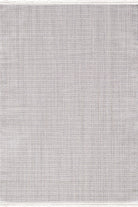 Empera-Serenity Light Grey Saçaklı Tozumaz Antialerjik Halı-1-Milagron.com