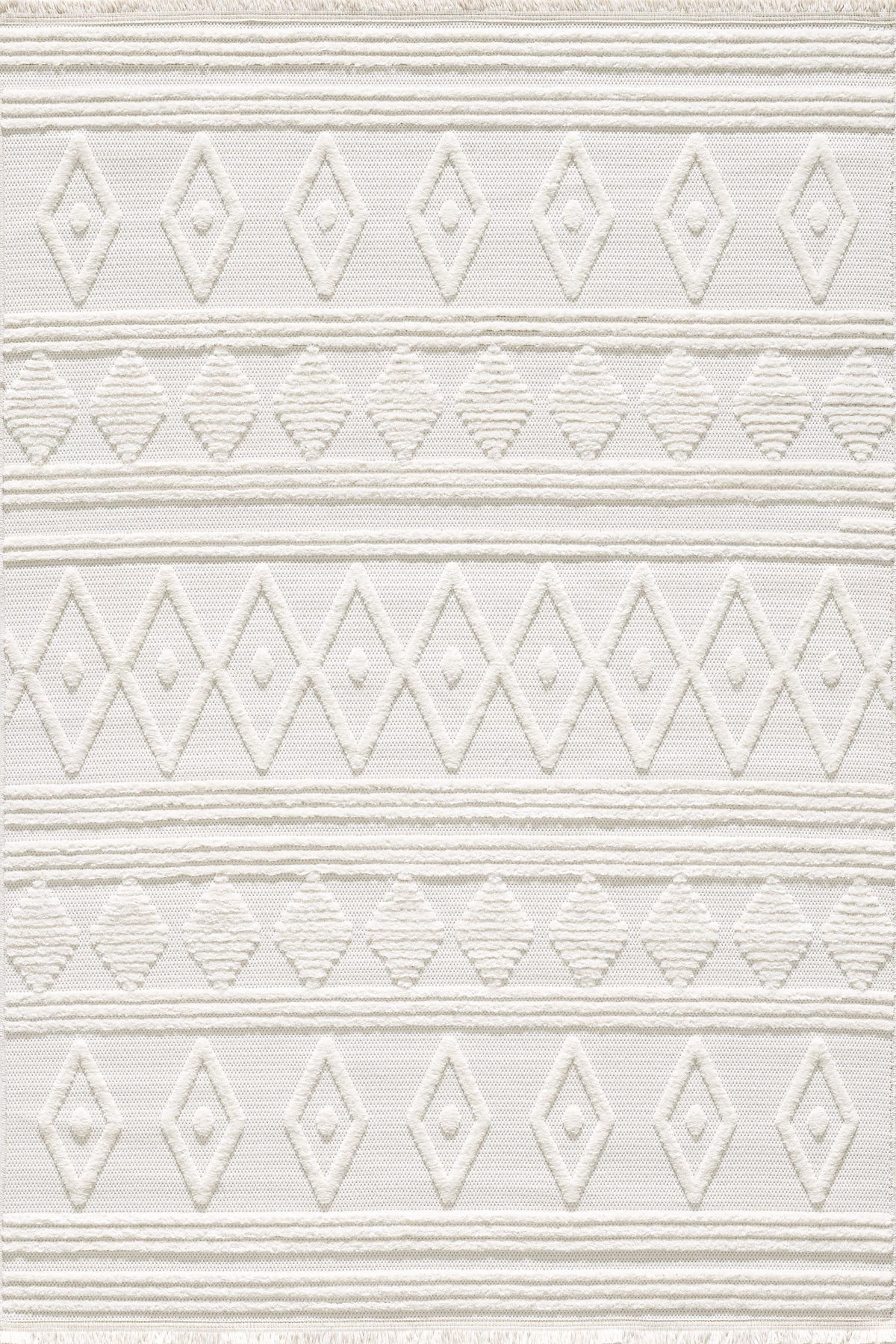 Empera-Shibori Aztec Kaymaz Tabanlı Antialerjik Halı-1-Milagron.com