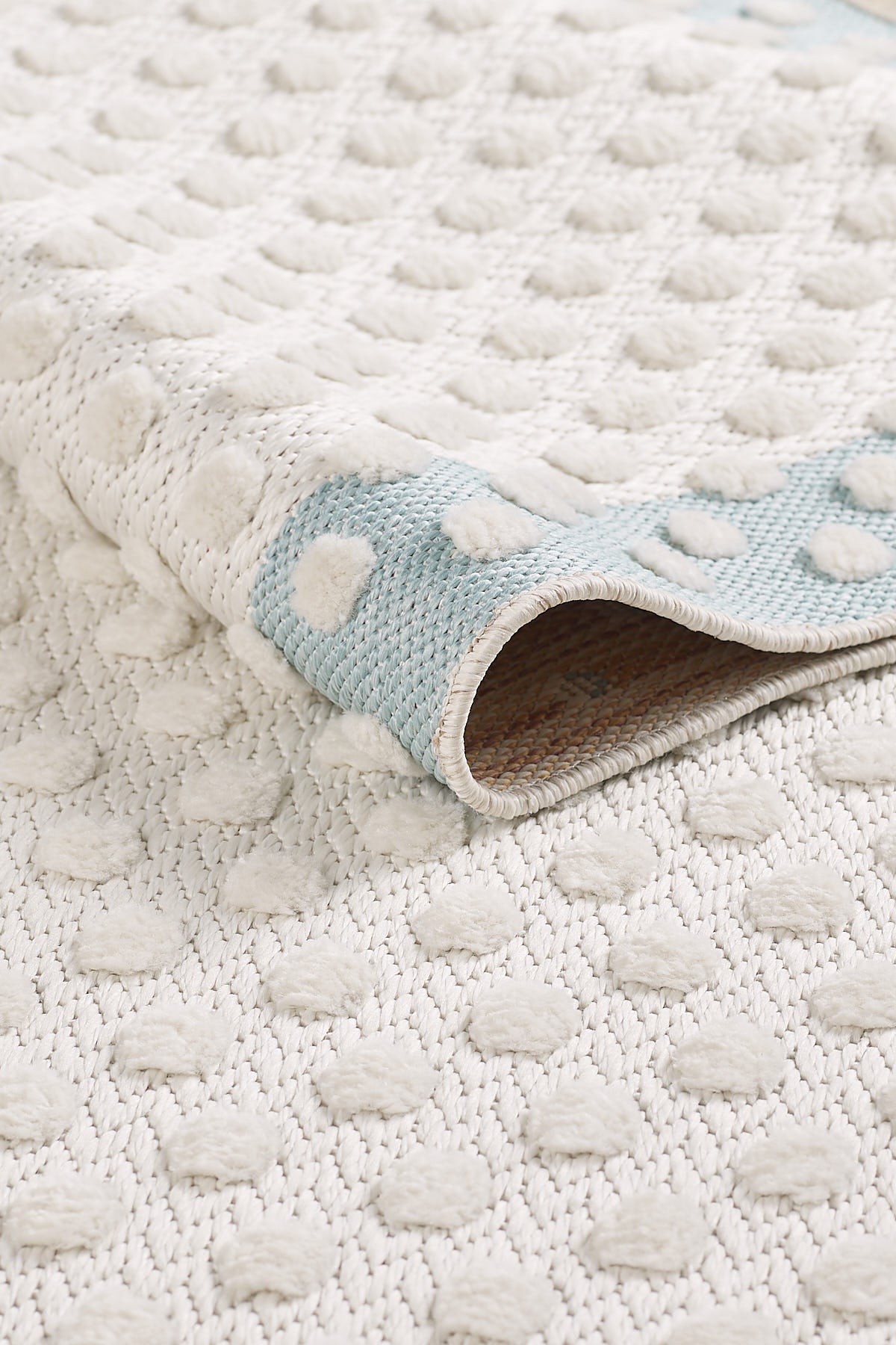 Empera-Shibori Kids Bruin Figürlü Dikdörtgen Bebek Odası Halısı-3-Milagron.com