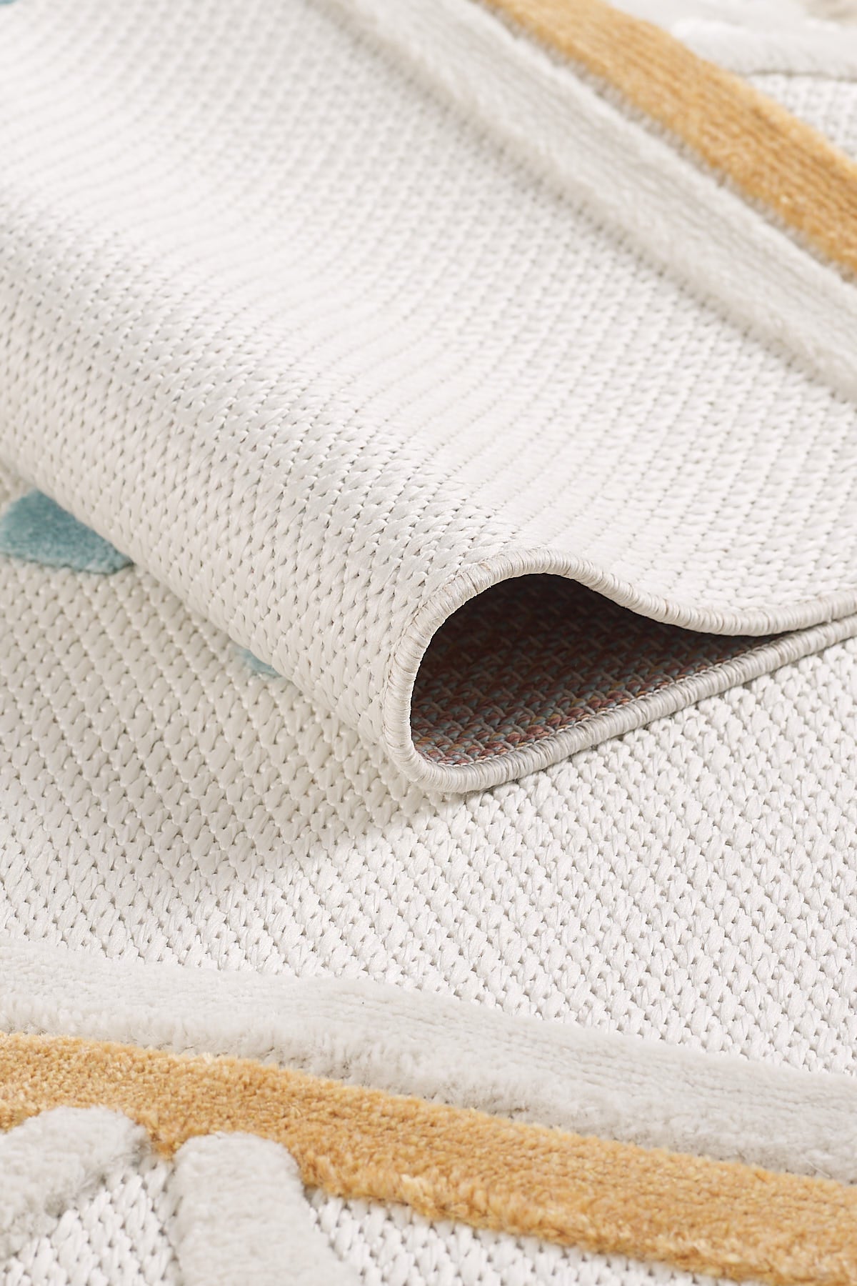 Empera-Shibori Kids Deer Figürlü Dikdörtgen Bebek Odası Halısı-3-Milagron.com