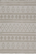 Empera-Shibori Lead Grey Kaymaz Tabanlı Antialerjik Halı-1-Milagron.com