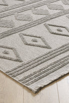 Empera-Shibori Lead Grey Kaymaz Tabanlı Antialerjik Halı-2-Milagron.com