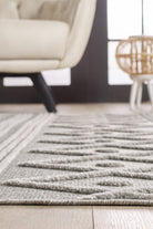 Empera-Shibori Lead Grey Kaymaz Tabanlı Antialerjik Halı-4-Milagron.com