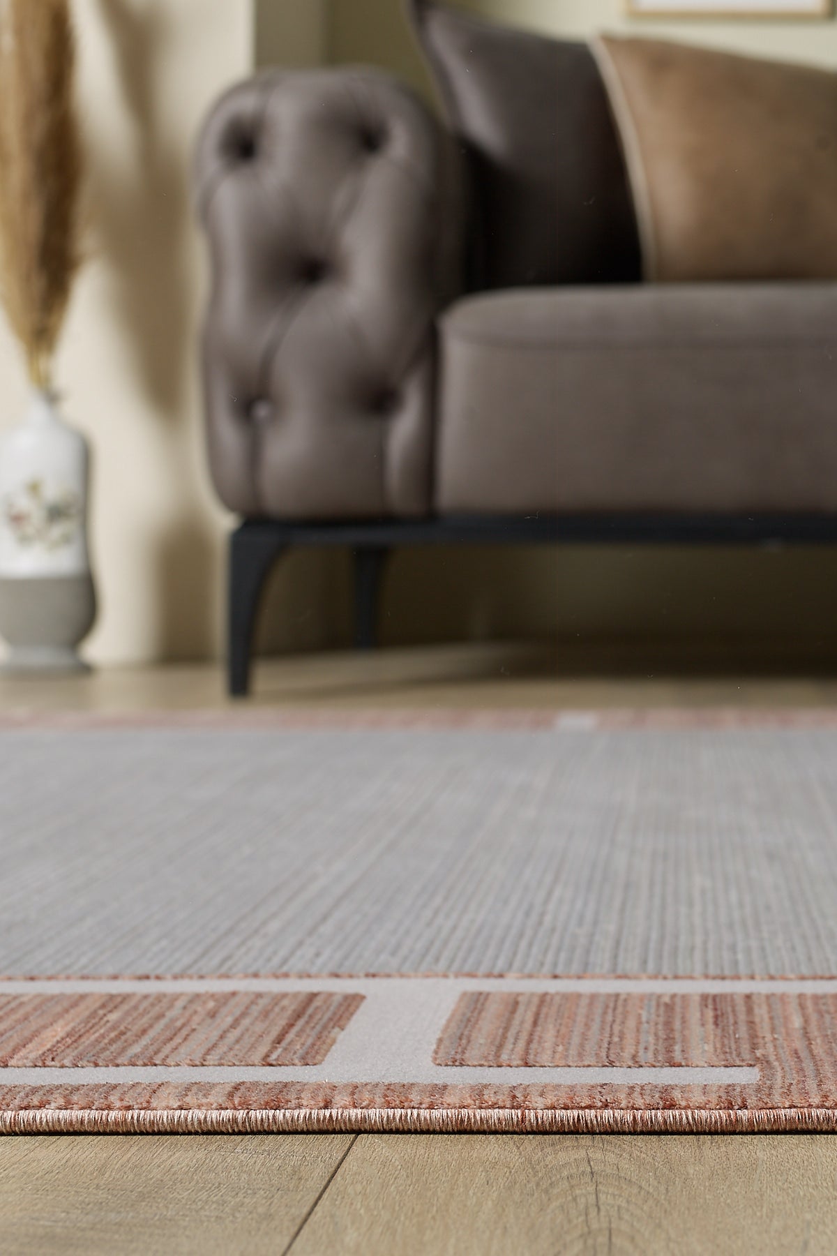 Empera-Soho Chrome Camellia Yüksek Kalite Çerçeveli Salon Halısı-3-Milagron.com