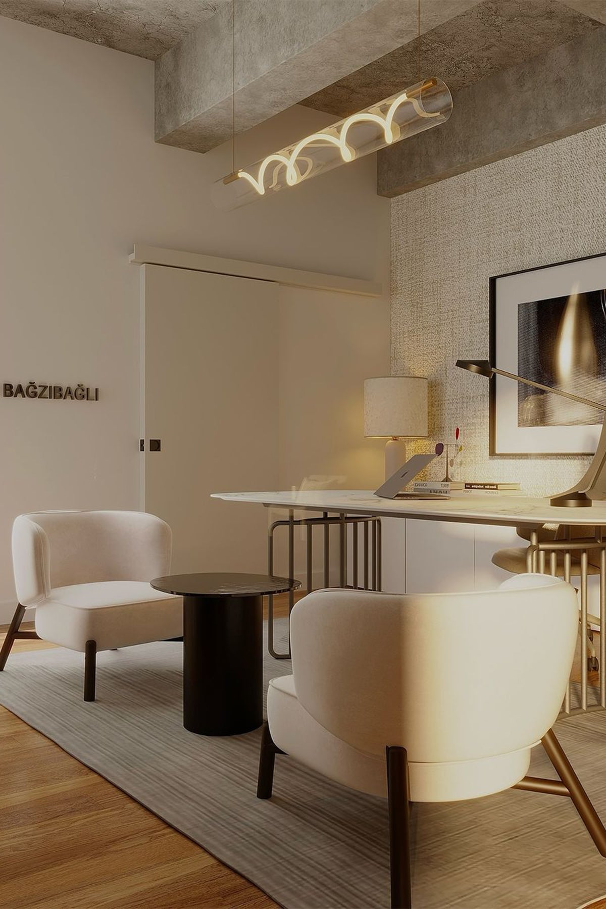 Empera-Soho Chrome Dijon Sıvı Ve Leke İtici Modern Salon Halısı-5-Milagron.com