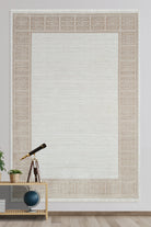 Empera-Soho House Harvest Krem Renk Klasik Çerçeveli Salon Halısı-2-Milagron.com