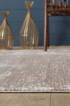 Empera-Soho Mood Brownstone Modern Eskitme Salon Halısı-4-Milagron.com