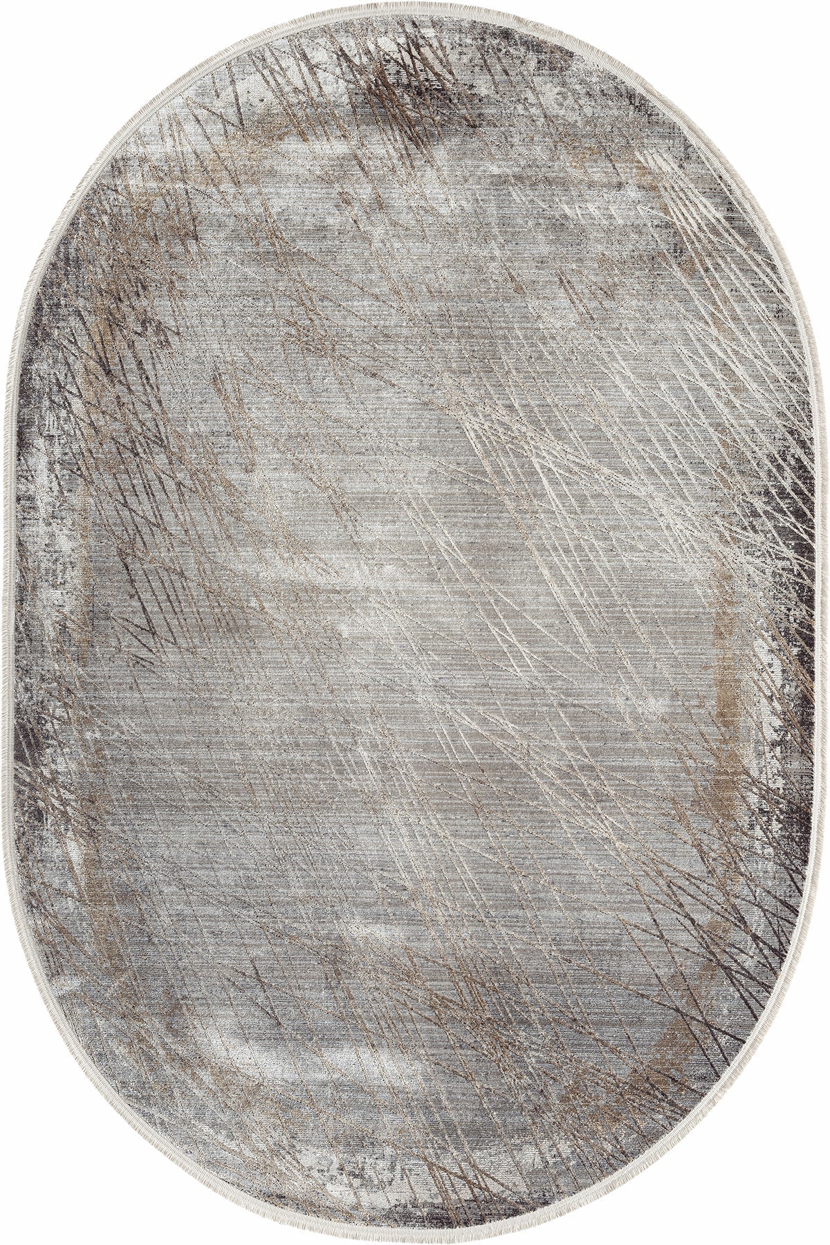 Empera-Soho Mood Majolica Oval Doğal Elyaf Yatak Odası Halısı-1-Milagron.com