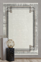 Empera-Terra Amberlight Modern Klasik Çerçeveli Halı-2-Milagron.com