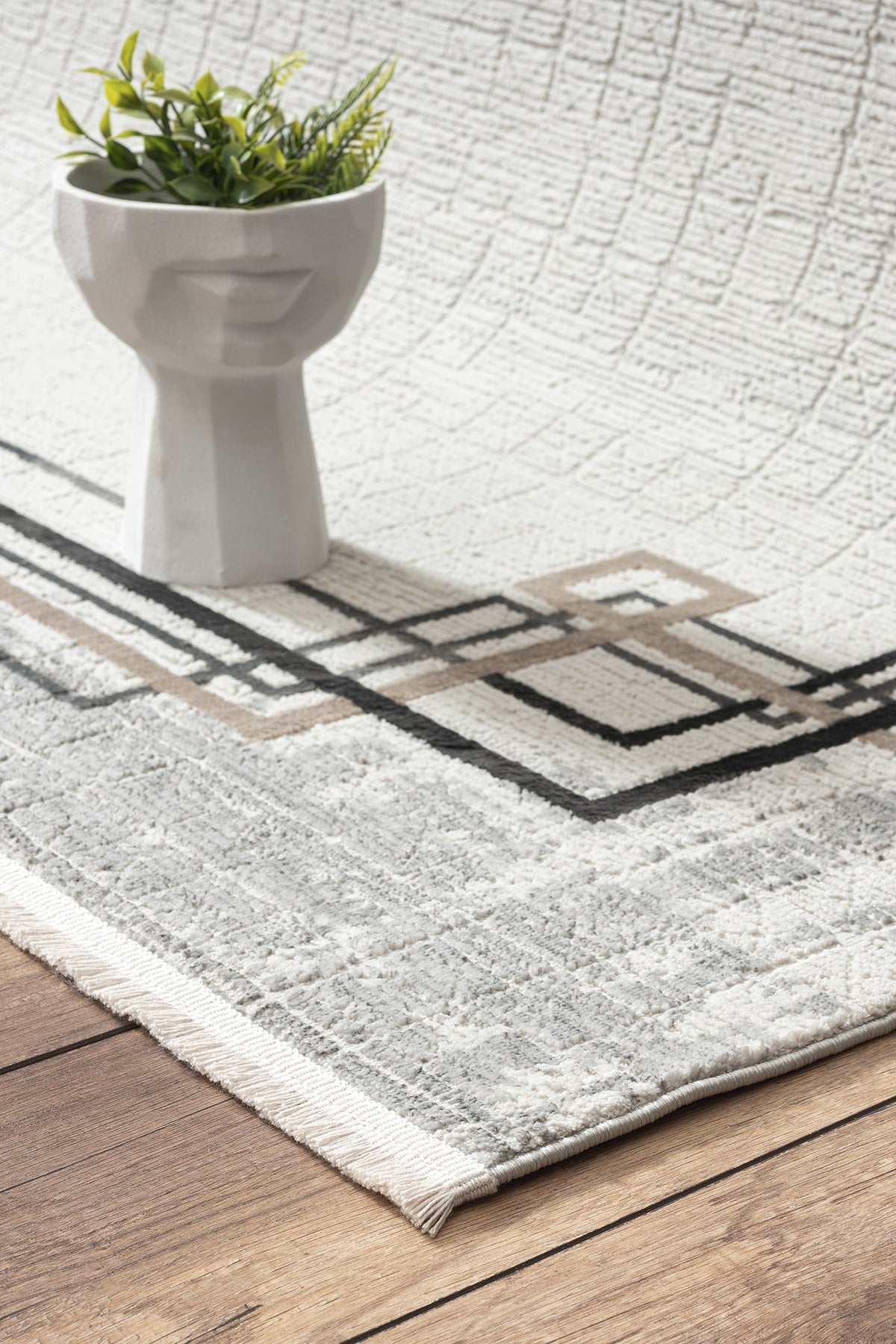 Empera-Terra Amberlight Modern Klasik Çerçeveli Halı-3-Milagron.com