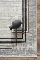 Empera-Terra Amberlight Modern Klasik Çerçeveli Halı-4-Milagron.com