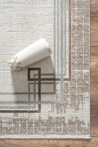 Empera-Terra Boulder Modern Klasik Çerçeveli Halı-4-Milagron.com