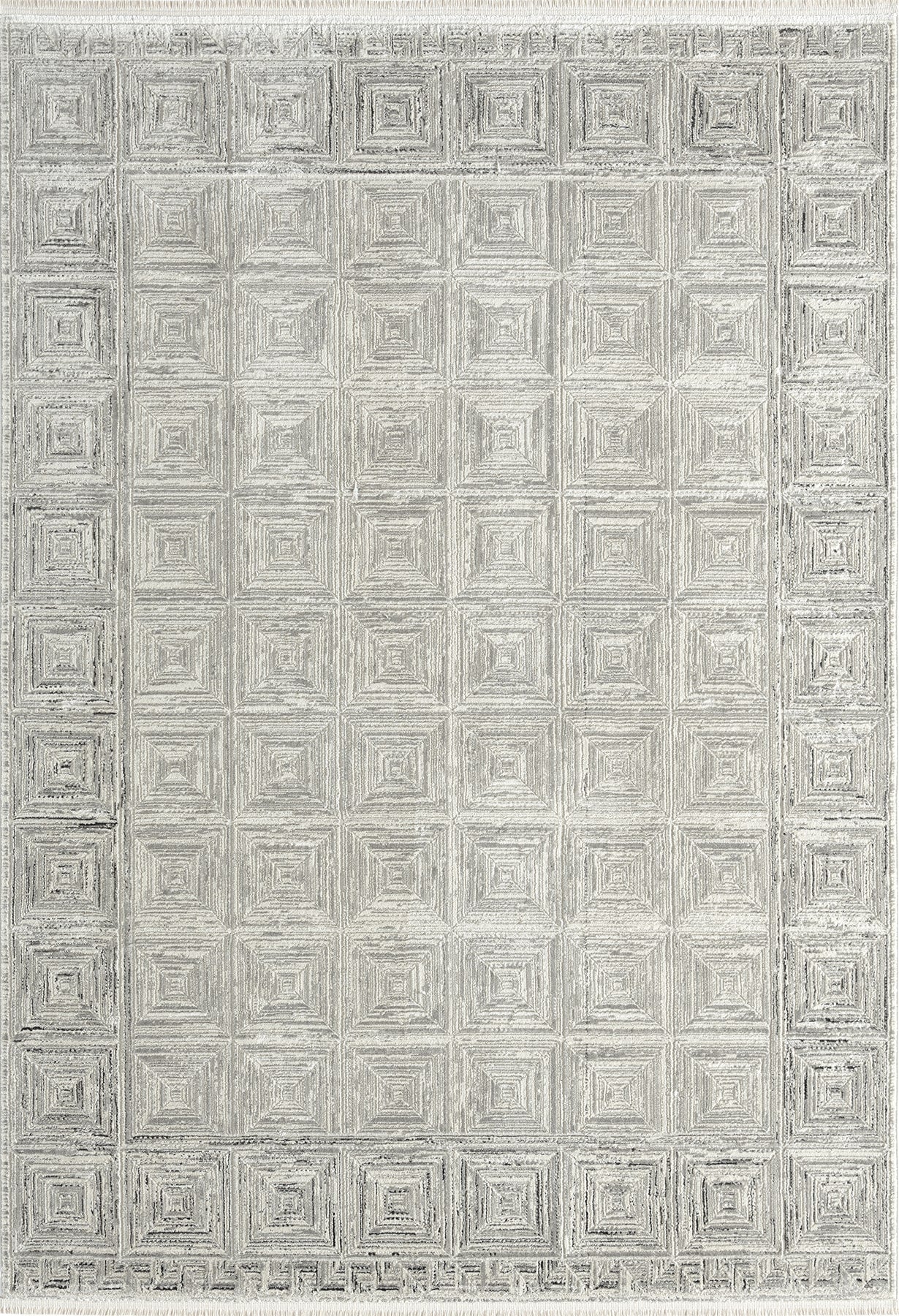 Empera-Terra Lichen Modern Geometrik Oturma Odası Halısı-1-Milagron.com