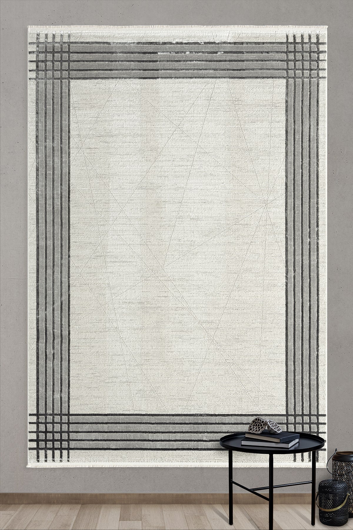 Empera-Terra Willow Modern Klasik Çerçeveli Halı-2-Milagron.com