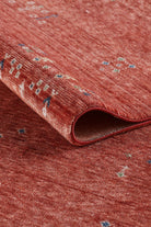 Empera-Violin Flamme Etnik Desenli Kırmızı Saçaklı Salon Halısı-3-Milagron.com