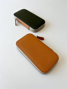 Eng Leather-Deri Koleksiyonu 3'lü Kalem Çantası Olive Tan-Deri Kalem Çantası-4-Milagron.com