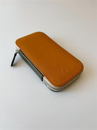 Eng Leather-Deri Koleksiyonu 3'lü Kalem Çantası Tan Olive-Deri Kalem Çantası-5-Milagron.com