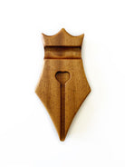 Eng Leather-Eng Leather İroko Gerçek Ahşap Dolma Kalem Pen Rest Kalem Standı-Kalem Standı-1-Milagron.com