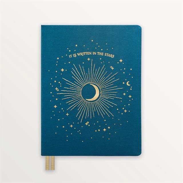 Episode-Episode Celestial Verdigris Embroidered Xl Notebook-DEFTER-1-Milagron.com
