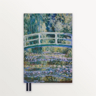 Episode-Episode Gallery Monet Japanese Bridge A5 Flex Linen Notebook-DEFTER-1-Milagron.com