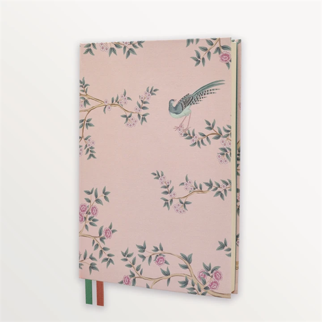 Episode-Episode Peacock Tapestry A5 Flex Linen Notebook-DEFTER-3-Milagron.com