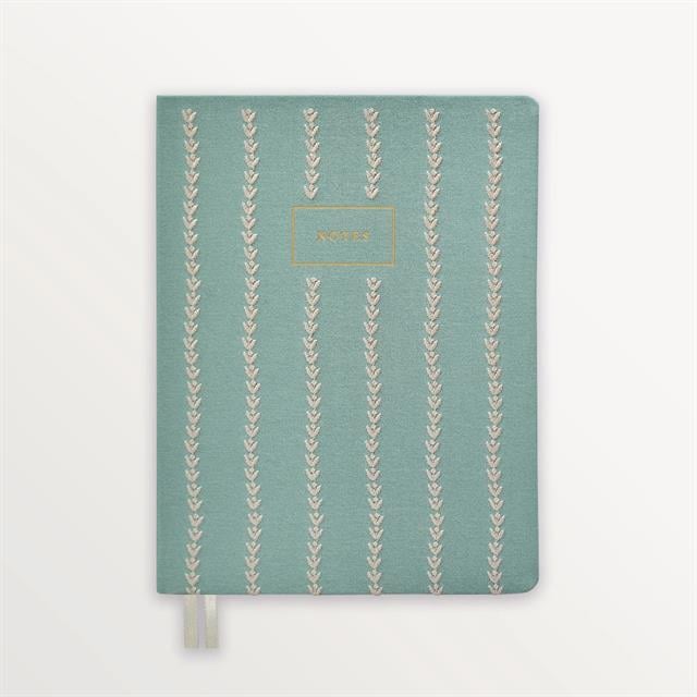 Episode-Episode Sage Leaves Embroidered Xl Notebook-DEFTER-1-Milagron.com