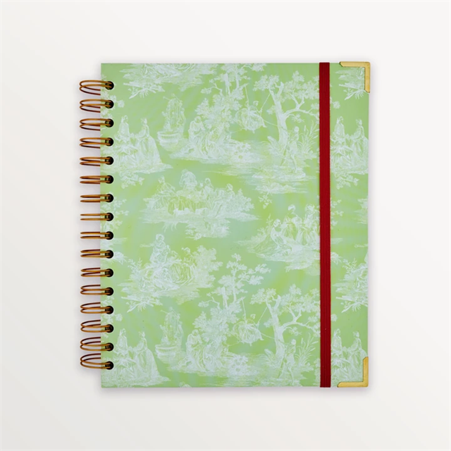 Episode-Episode Toile Moderne Vert Pomme B5 Notebook-DEFTER-1-Milagron.com