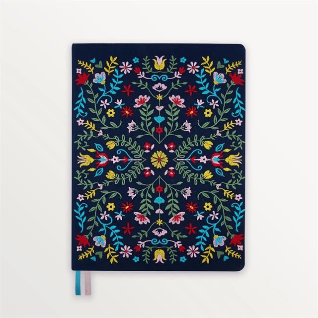 Episode-Episode Navy Folk Embroidered Xl Defter-DEFTER-2-Milagron.com