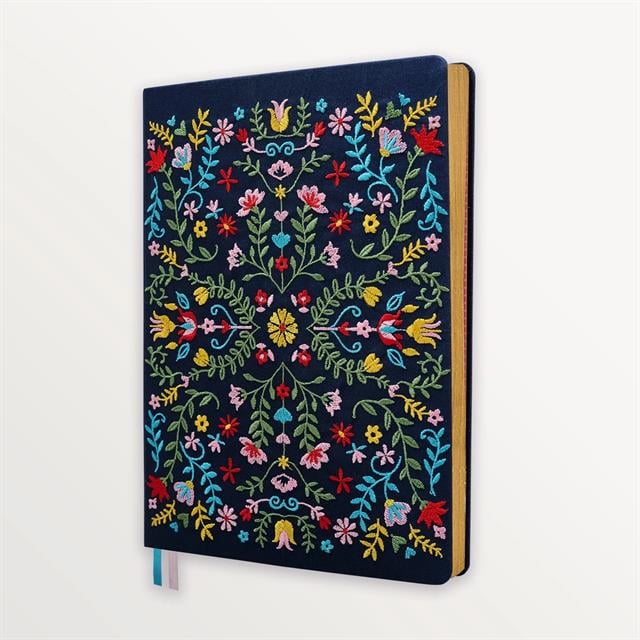 Episode-Episode Navy Folk Embroidered Xl Defter-DEFTER-3-Milagron.com