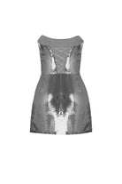 Esotte-Ally Gümüş Payetli Elbise-Elbise-2-Milagron.com