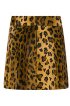 Esra Adıgüzel-Roar - Kemer Detaylı Leopar Desenli Etek-Etek-4-Milagron.com