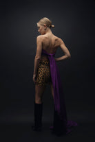 Esra Adıgüzel-Roar - Kemer Detaylı Leopar Desenli Etek-Etek-5-Milagron.com