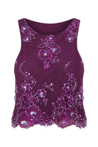 Esra Adıgüzel-Solea - Dantel Üzeri İşlemeli Halter Bluz-Bluz-2-Milagron.com