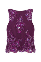 Esra Adıgüzel-Solea - Dantel Üzeri İşlemeli Halter Bluz-Bluz-4-Milagron.com