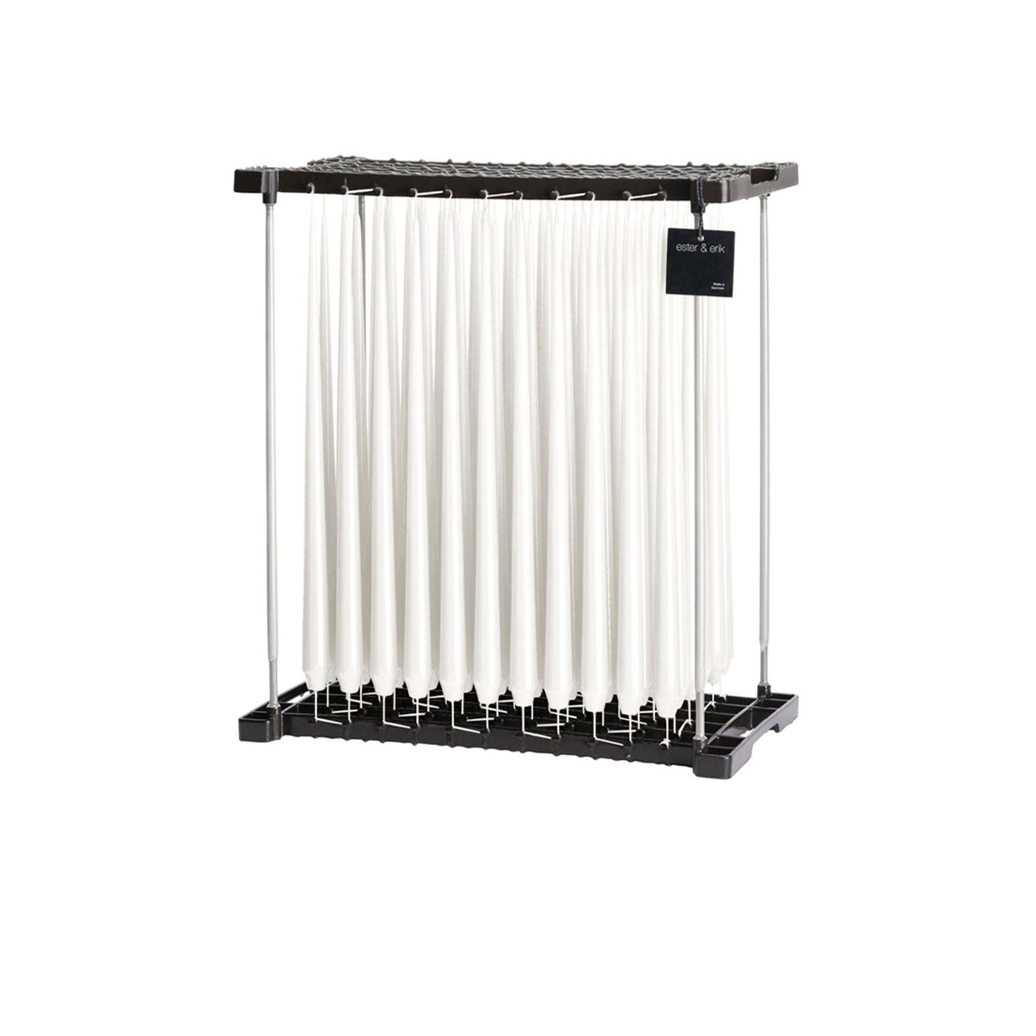 Ester&Erik-Beyaz Kokusuz 2'li Uzun Konik Mum 42 Cm-Mum-2-Milagron.com