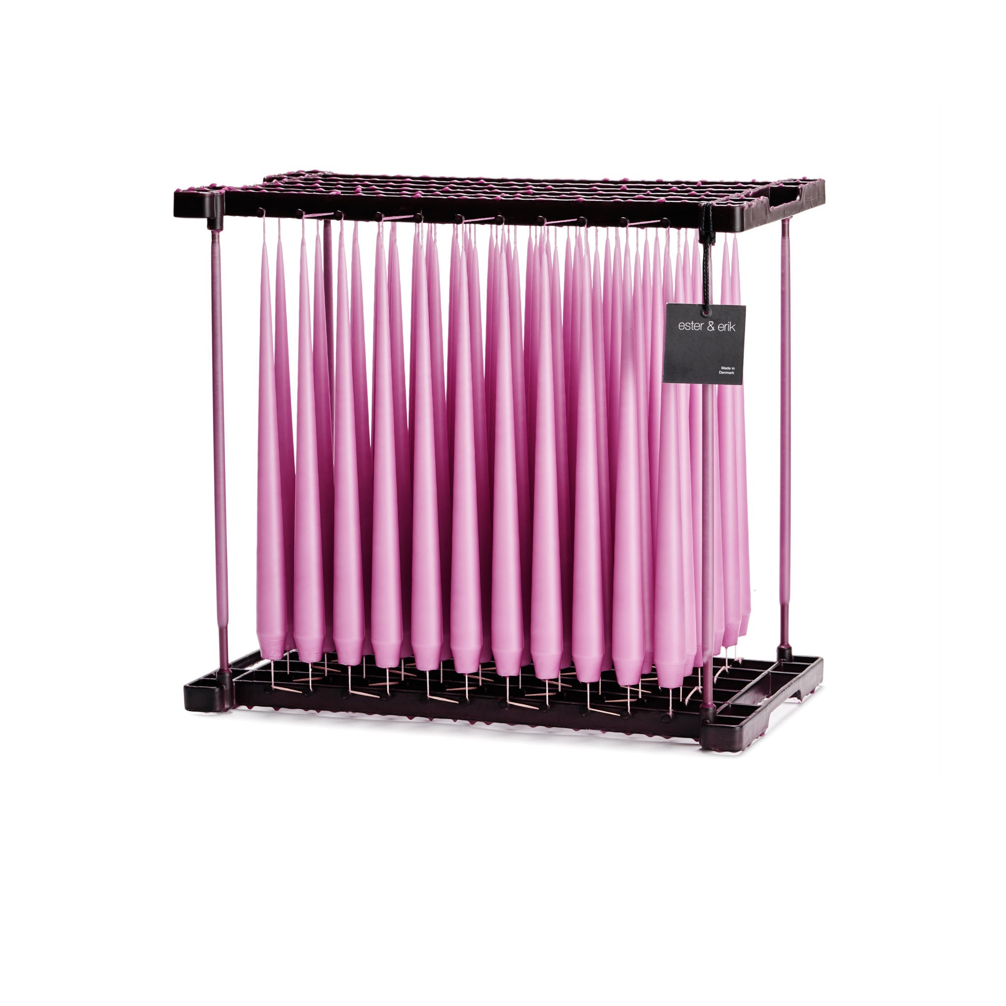 Ester&Erik-Dusty Lilac Kokusuz 2'li Konik Mum 32 Cm-Mum-2-Milagron.com