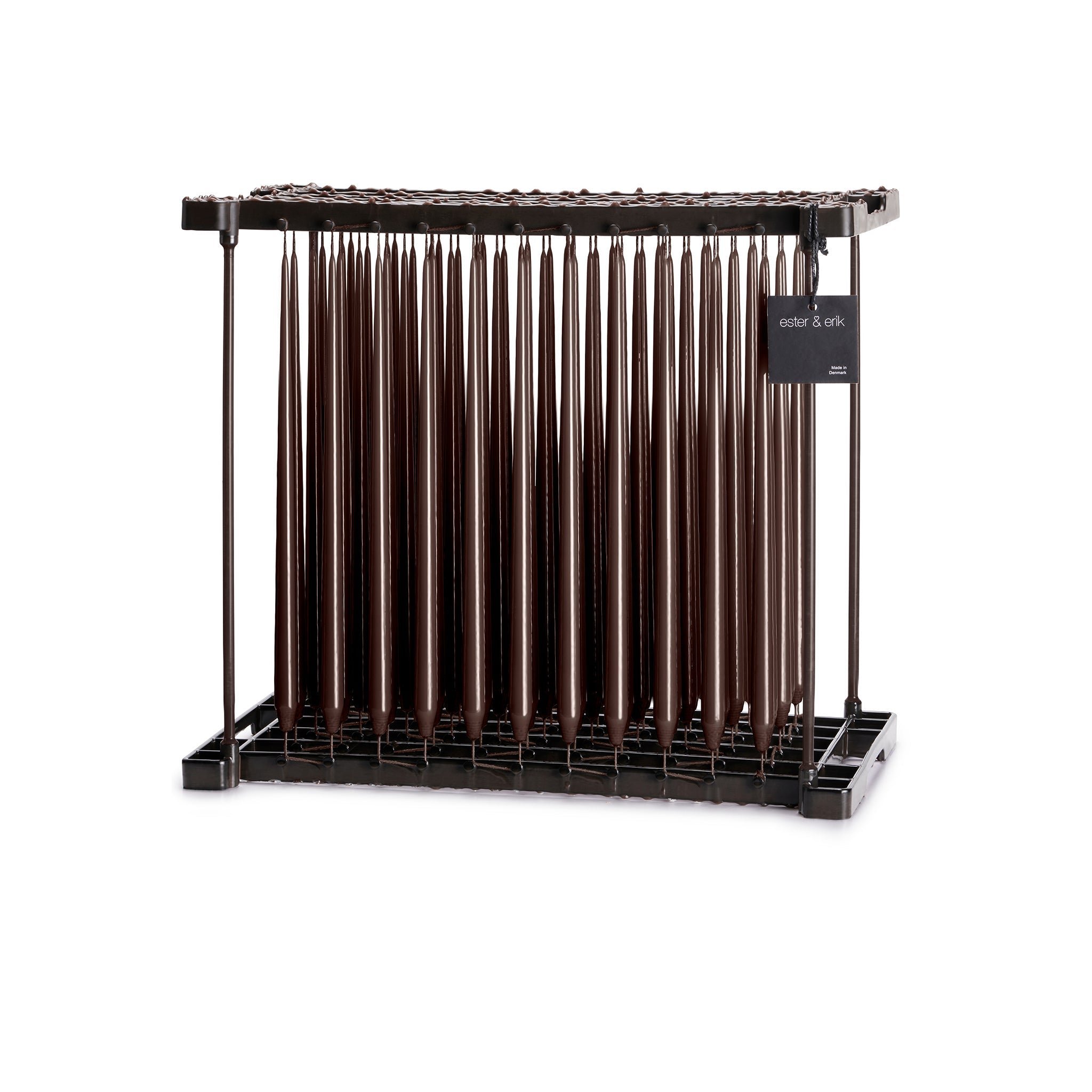 Ester&Erik-Espresso Kokusuz 2'li Konik Mum 32 Cm-Mum-2-Milagron.com