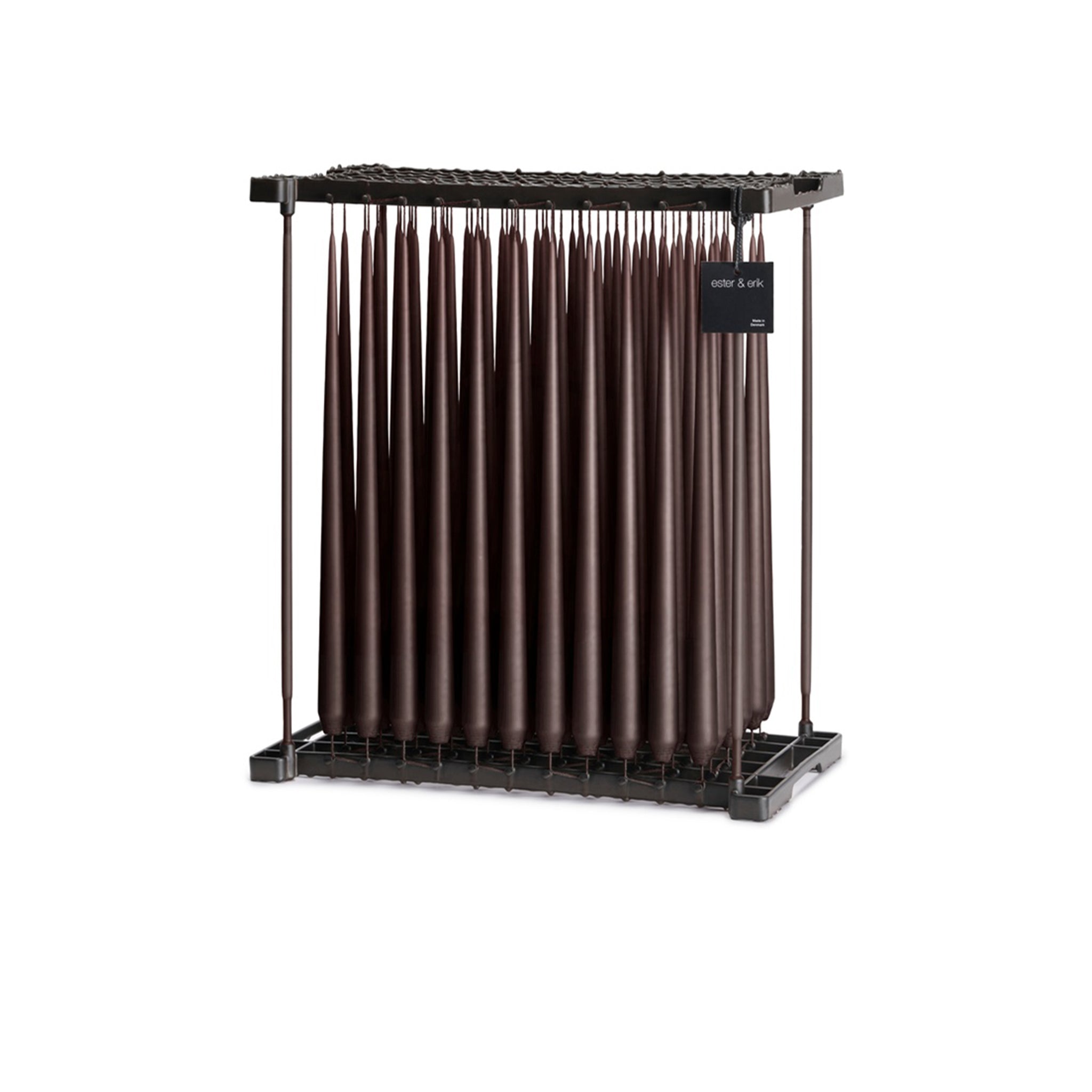 Ester&Erik-Espresso Kokusuz 2'li Uzun Konik Mum 42 Cm-Mum-2-Milagron.com