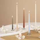 Ester&Erik-Mavi Kokusuz 2'li Konik Mum 32 Cm-Mum-3-Milagron.com