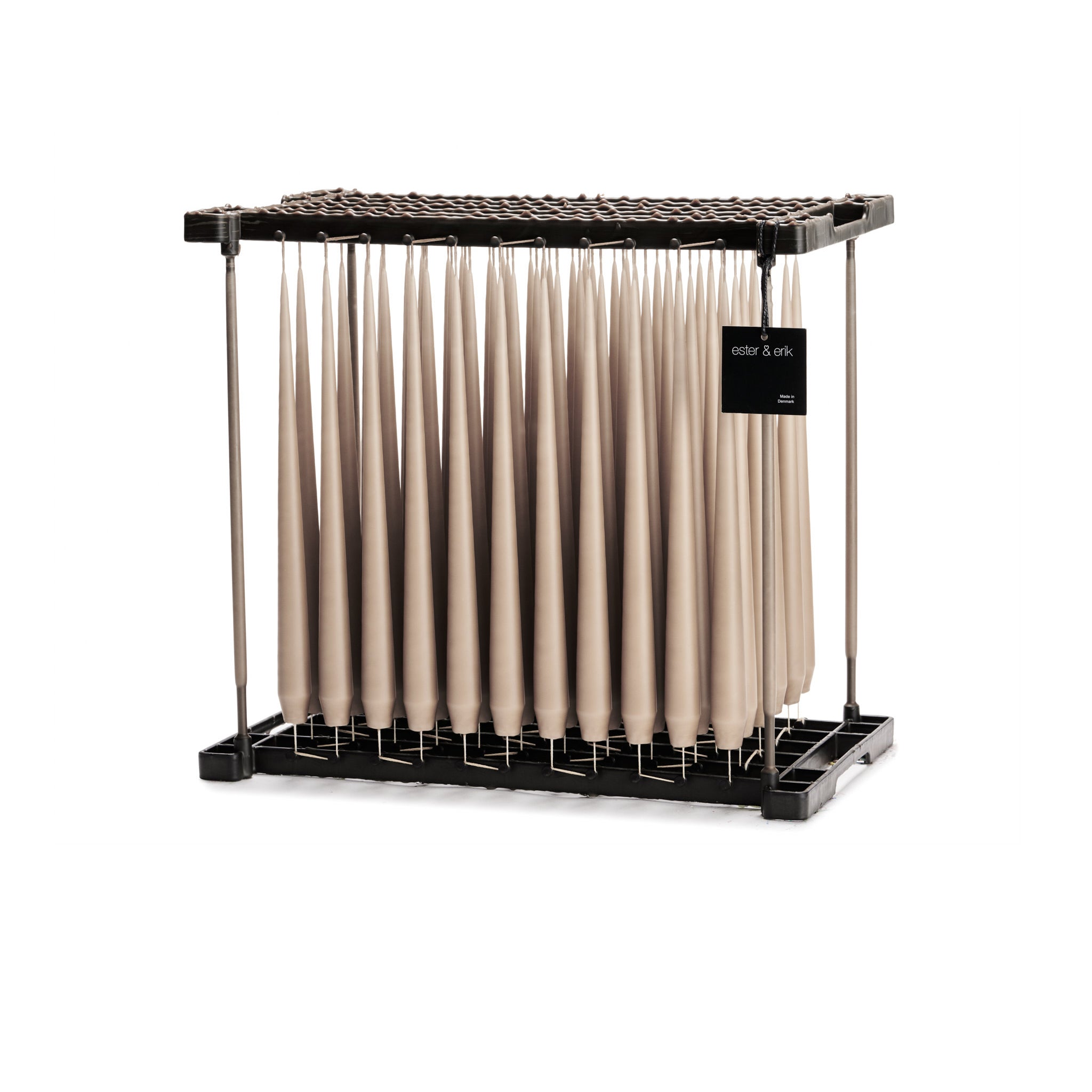 Ester&Erik-Nougat Note Kokusuz 2'li Konik Mum 32 Cm-Mum-2-Milagron.com