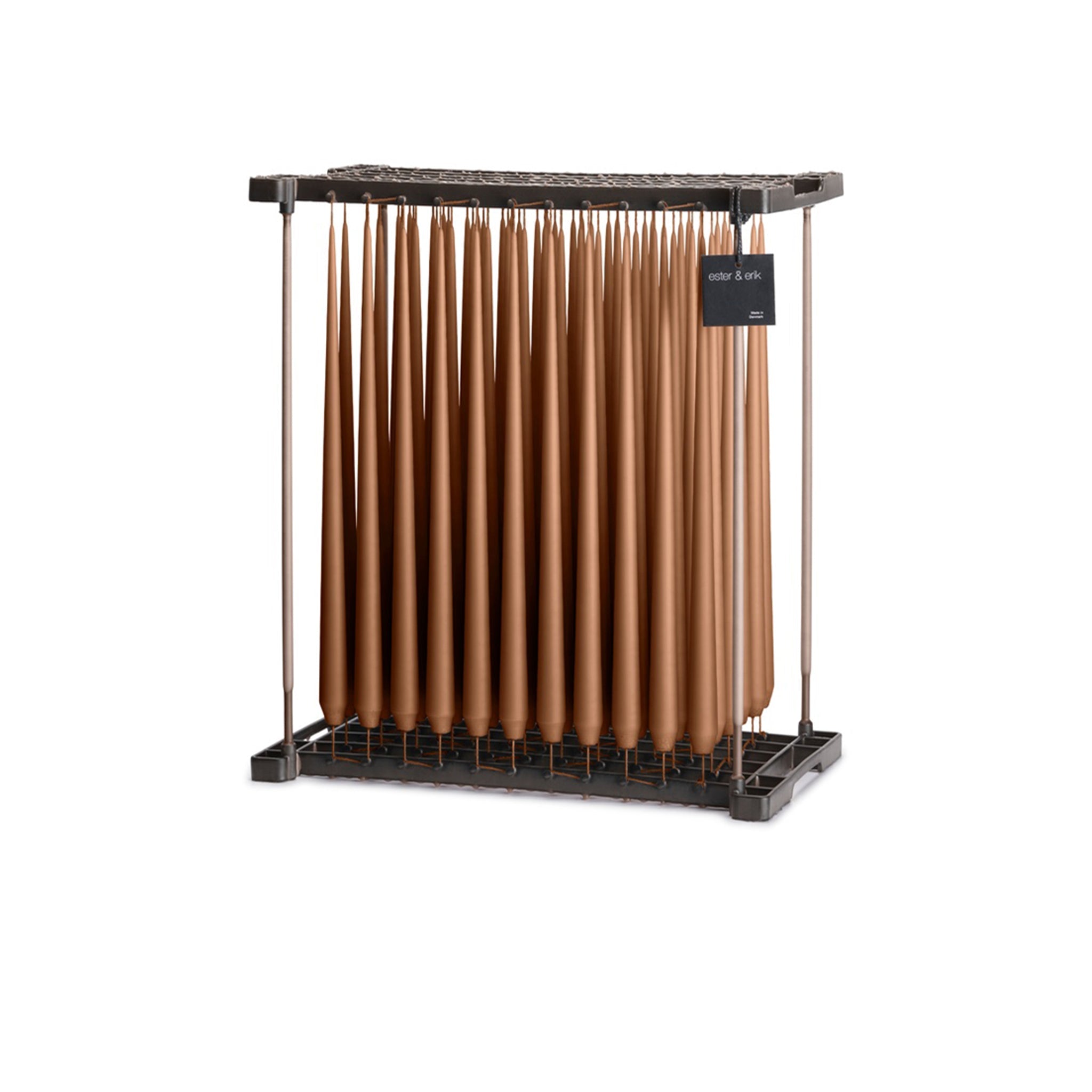 Ester&Erik-Raw Toffee Kokusuz 2'li Uzun Konik Mum 42 Cm-Mum-2-Milagron.com