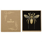 Esterbrook-Esterbrook Bee Buzz Page Holder Brushed Brass Kitap Tutucu-Kitap Ayracı-1-Milagron.com