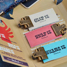 Esterbrook-Esterbrook Eclipse 3'lü Klips Seti Pirinç / Brass-Klips-6-Milagron.com