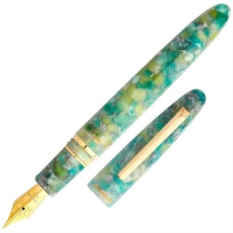 Esterbrook-Estie Dolma Kalem Sea Glass Gold Bold-Dolma Kalem-3-Milagron.com