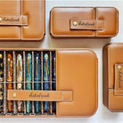 Esterbrook-Nook üçlü Kalem Kılıfı British Tan(kahverengi)-Deri Kalem Çantası-3-Milagron.com